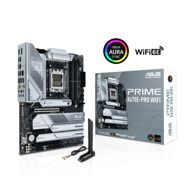 ASUS PRIME X670E-PRO WIFI AMD X670 Socket AM5 ATX - Afbeelding 3