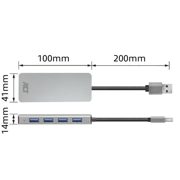 ACT USB-A hub 3.0, 4 poorts USB-A - Afbeelding 8