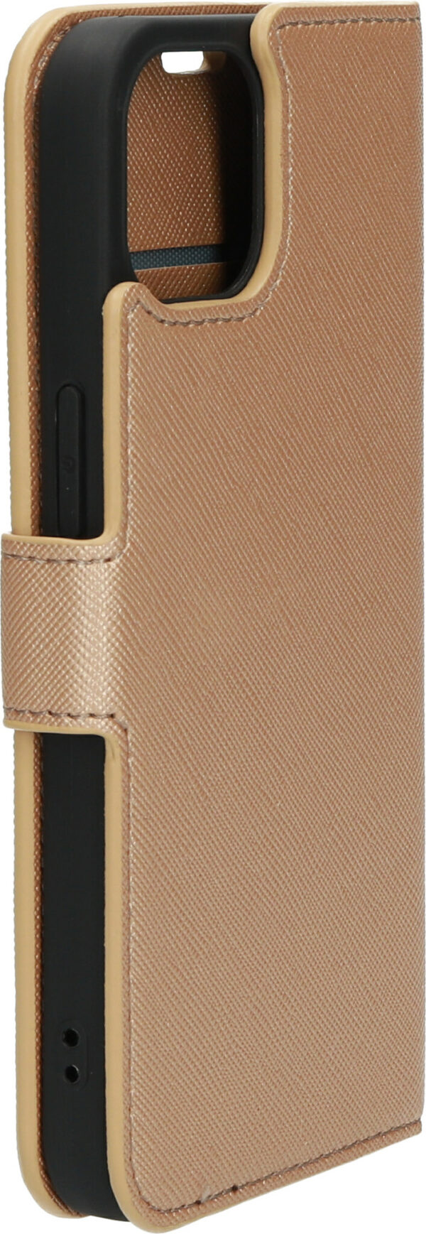 Mobiparts Saffiano Wallet Case Apple iPhone 13 Copper - Afbeelding 4