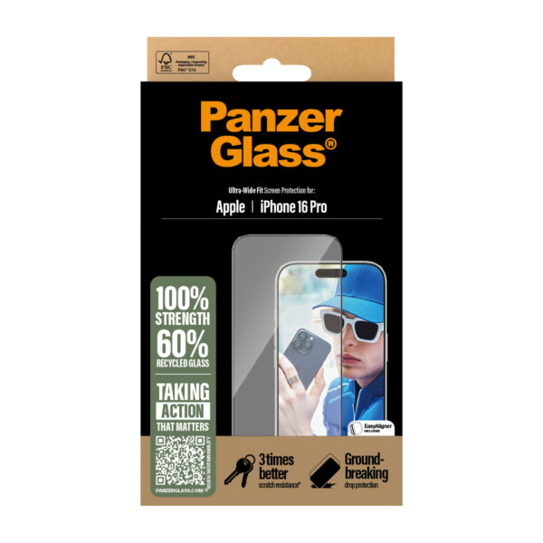 PanzerGlass PG Scrn iPhone 16 6.3Inch Pro UWF - Afbeelding 3