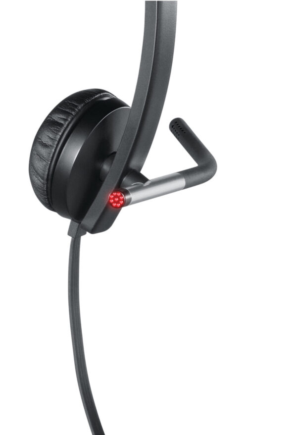 Logitech H650e Headset Bedraad Hoofdband Kantoor/callcenter USB Type-A Zwart, Zilver - Afbeelding 3