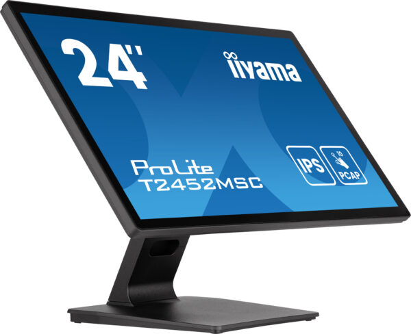 iiyama ProLite T2452MSC-B1AG computer monitor 60,5 cm (23.8") 1920 x 1080 Pixels Full HD LED Touchscreen Zwart - Afbeelding 2