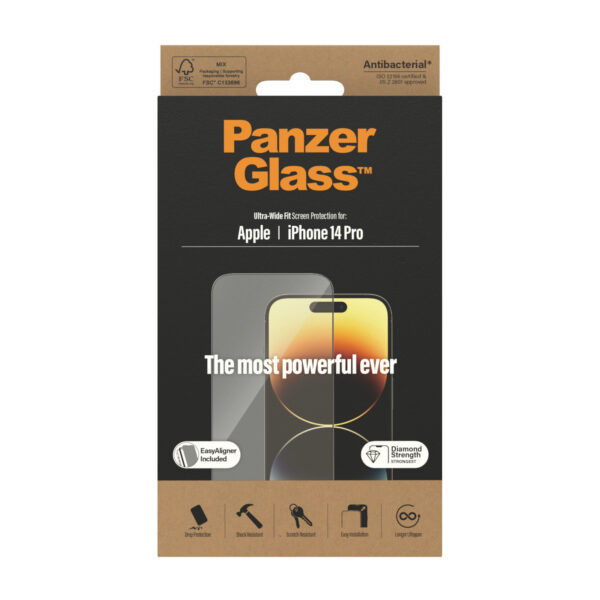 PanzerGlass Ultra-Wide Fit Apple iPhone Doorzichtige schermbeschermer 1 stuk(s) - Afbeelding 3