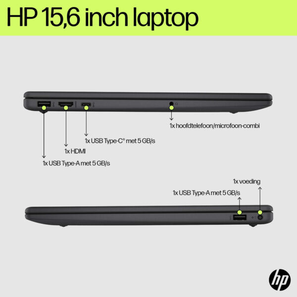 HP 15-fd0070nd Intel® Core™ i7 i7-1255U Laptop 39,6 cm (15.6") Full HD 16 GB DDR4-SDRAM 512 GB SSD Wi-Fi 6E (802.11ax) Windows 1 - Afbeelding 16