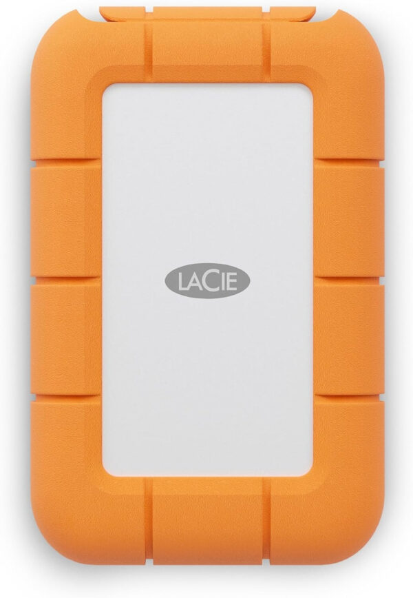 LaCie STMF500400 externe solide-state drive 500 GB USB Type-C USB 3.2 Gen 2x2 Grijs, Oranje - Afbeelding 4