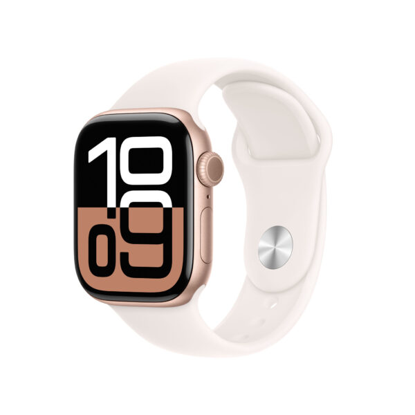 Apple Watch Series 10 OLED 42 mm Digitaal 374 x 446 Pixels Touchscreen 4G Roségoud Wifi GPS