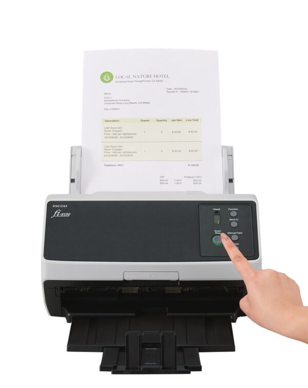 Ricoh FI-8150 ADF-/handmatige invoer scanner 600 x 600 DPI A4 Zwart, Grijs - Afbeelding 2