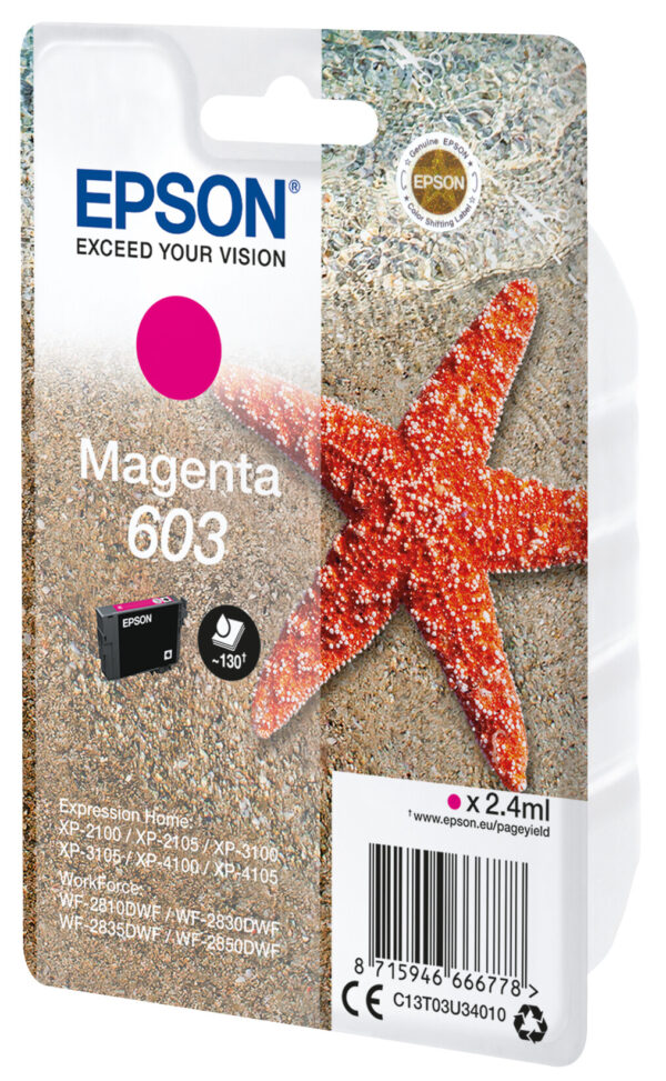 Epson Singlepack Magenta 603 Ink - Afbeelding 2