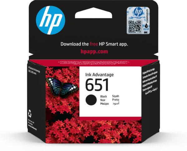 HP 651 Black Original Ink Advantage Cartridge