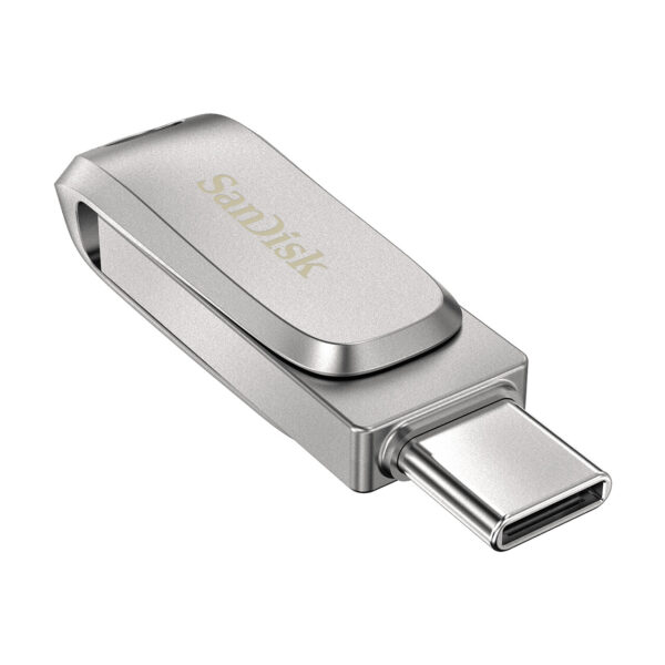 SanDisk Ultra Dual Drive Luxe USB flash drive 256 GB USB Type-A / USB Type-C 3.2 Gen 1 (3.1 Gen 1) Roestvrijstaal - Afbeelding 3