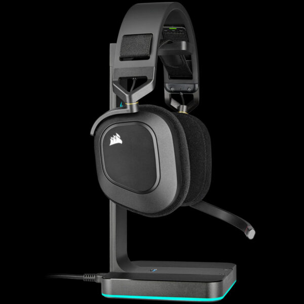 Corsair HS80 RGB Headset Draadloos Hoofdband Gamen Zwart - Afbeelding 4