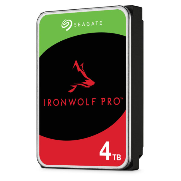 Seagate IronWolf Pro ST4000NT001 4 PACK interne harde schijf 4 TB 7200 RPM 256 MB 3.5" SATA III - Afbeelding 2