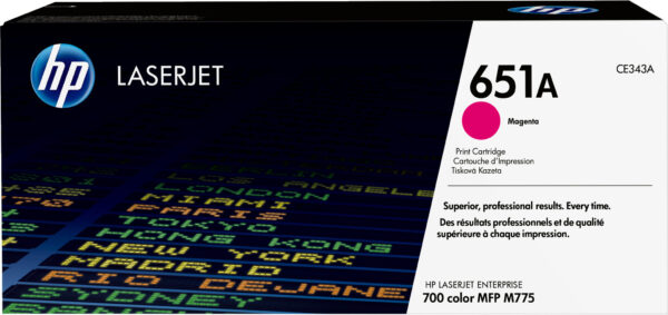 HP 651A originele magenta LaserJet tonercartridge