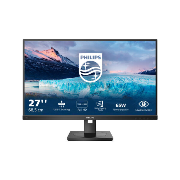 Philips S Line 273S1/00 computer monitor 68,6 cm (27") 1920 x 1080 Pixels Full HD LCD Zwart - Afbeelding 4