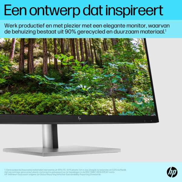 HP E-Series E27k G5 4K USB C-monitor - Afbeelding 2