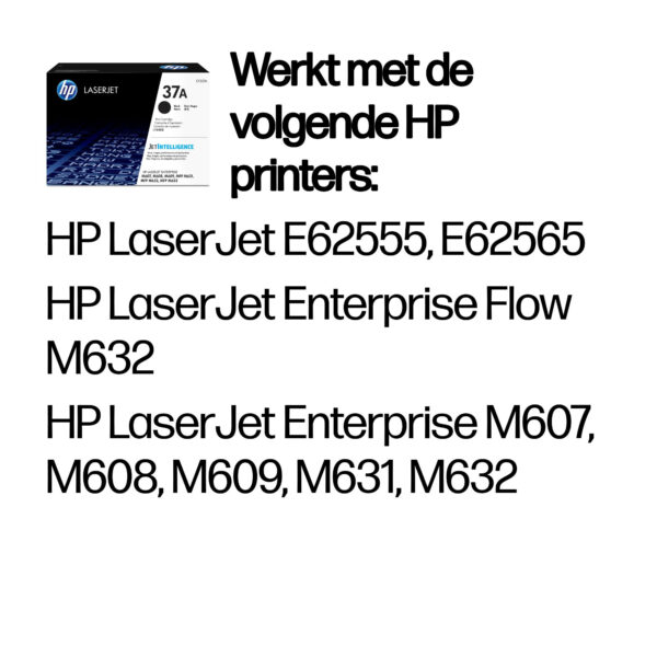 HP Originele 37A zwarte LaserJet tonercartridge - Afbeelding 9