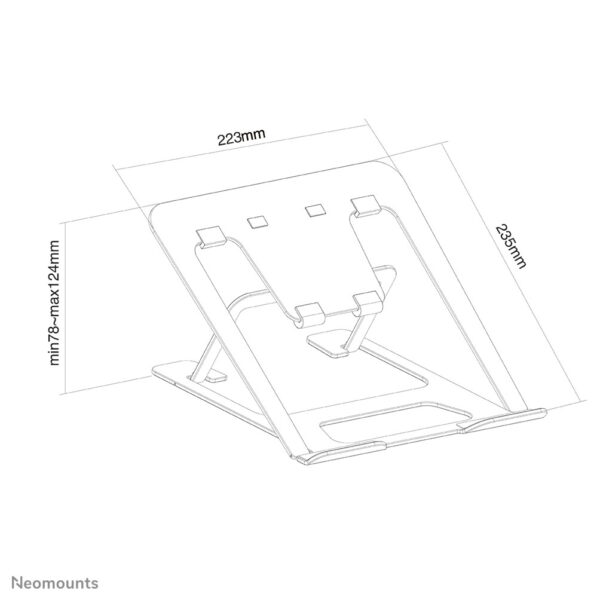 Neomounts opvouwbare laptop stand - Afbeelding 20