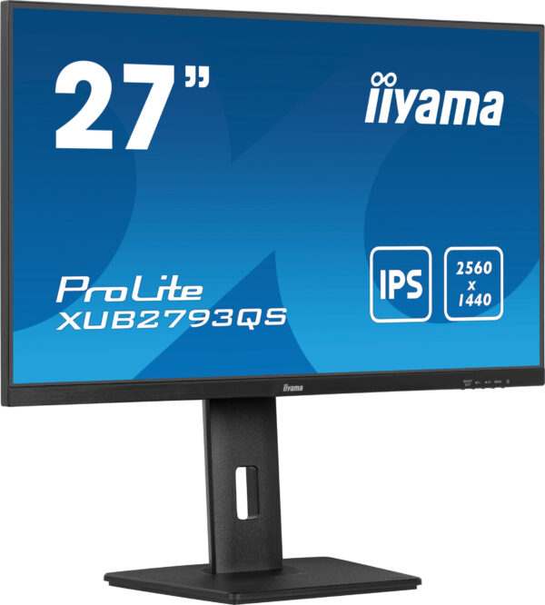 iiyama ProLite XUB2793QS-B7 computer monitor 68,6 cm (27") 2560 x 1440 Pixels Quad HD LED Zwart - Afbeelding 3