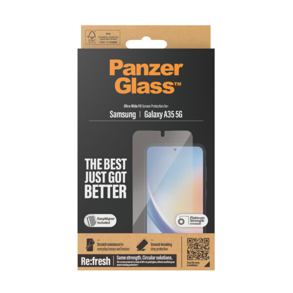 PanzerGlass Re Fresh Samsung New A34 5G UWF Doorzichtige schermbeschermer 1 stuk(s) - Afbeelding 3