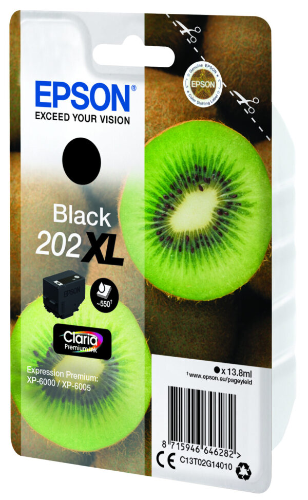 Epson Kiwi Singlepack Black 202XL Claria Premium Ink - Afbeelding 3