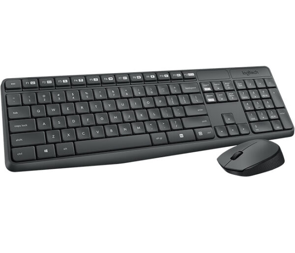 Logitech MK235 toetsenbord Inclusief muis Universeel RF Draadloos Tsjechisch Grijs - Afbeelding 2