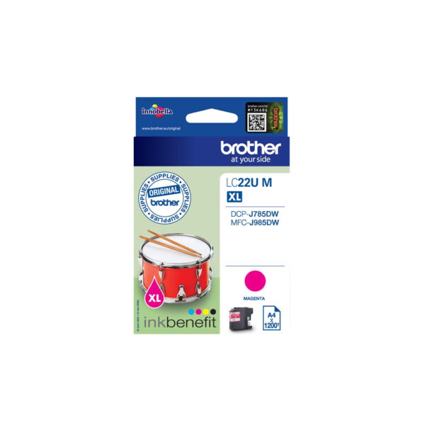 Brother LC-22UM inktcartridge Origineel Hoog (XL) rendement Magenta