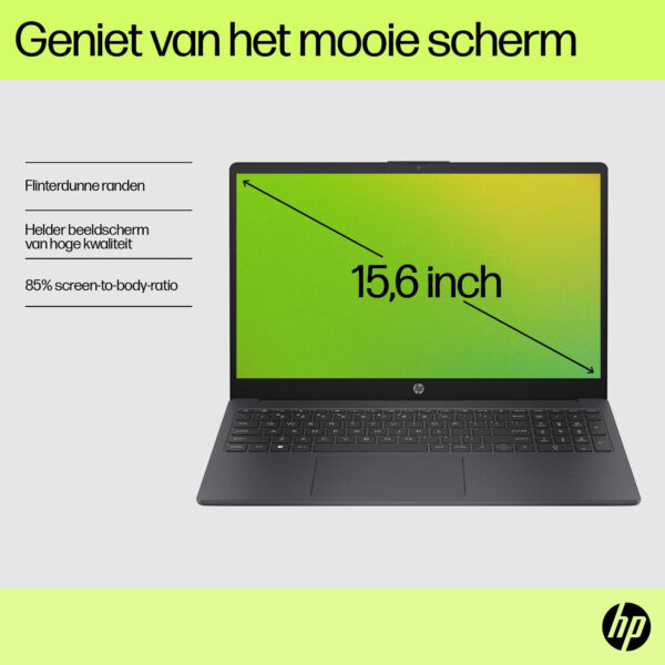 HP 15-fd0046nd Intel® Core™ i5 i5-1235U Laptop 39,6 cm (15.6") Full HD 8 GB DDR4-SDRAM 512 GB SSD Wi-Fi 6E (802.11ax) Windows 11 - Afbeelding 21