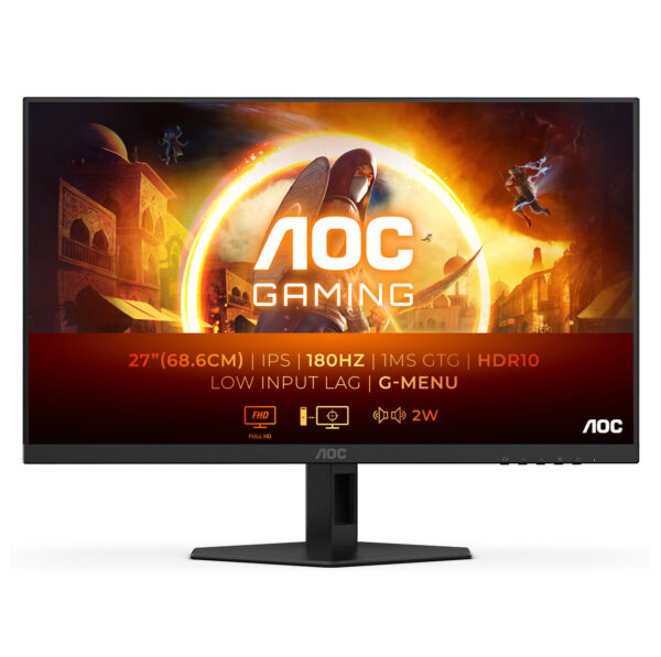 AOC 27G4XE computer monitor 68,6 cm (27") 1920 x 1080 Pixels Full HD LCD Zwart, Grijs