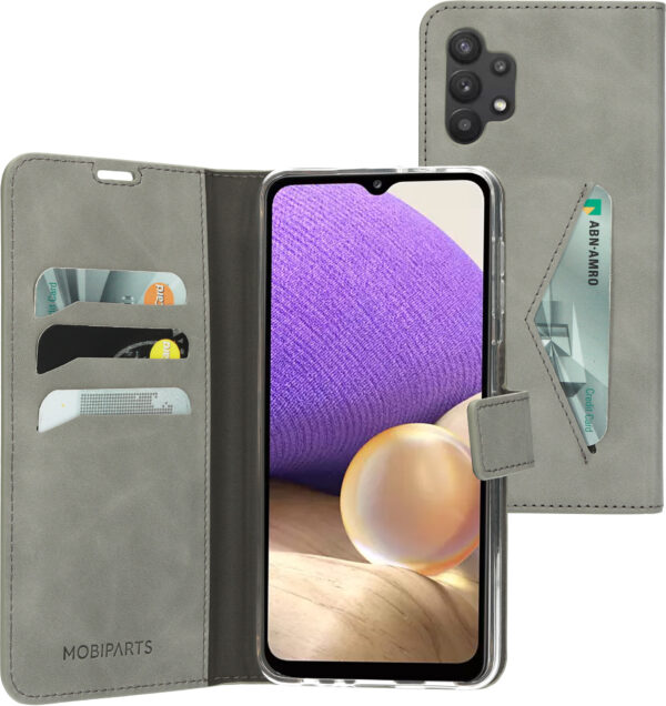 Mobiparts Classic Wallet Case Samsung Galaxy A32 5G (2021) Granite Grey