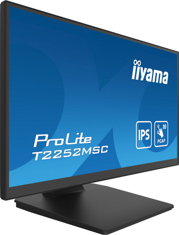 iiyama ProLite T2252MSC-B2 computer monitor 54,6 cm (21.5") 1920 x 1080 Pixels Full HD LCD Touchscreen Zwart - Afbeelding 3