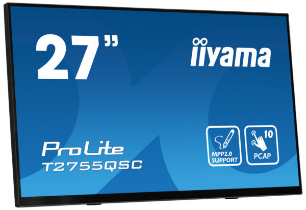 iiyama ProLite T2755QSC-B1 computer monitor 68,6 cm (27") 2560 x 1440 Pixels Full HD LCD Touchscreen Zwart - Afbeelding 5