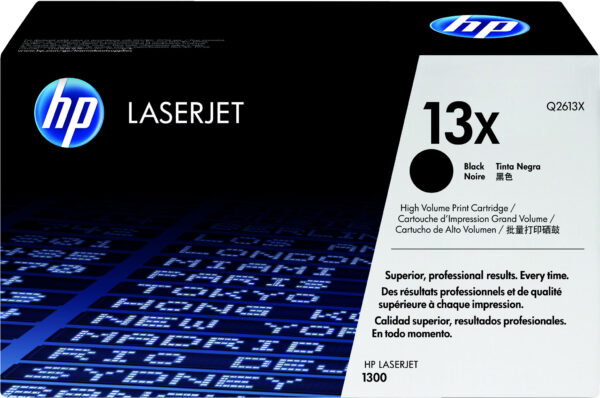 HP 13X originele high-capacity zwarte LaserJet tonercartridge