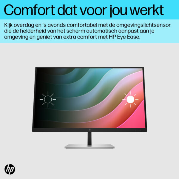 HP E-Series E27k G5 4K USB C-monitor - Afbeelding 3