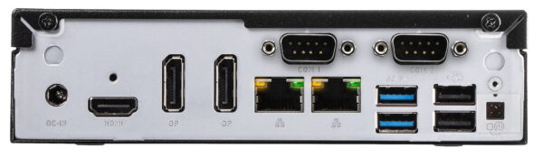 Shuttle Slim PC DH610 , S1700, 1x HDMI, 2x DP , 1x 2.5" , 2x M.2, 2x LAN (Intel 1G + 2.5G), 2x COM, 24/7 permanent gebruik, incl - Afbeelding 3