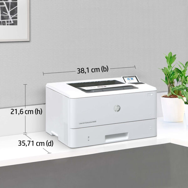 HP LaserJet Enterprise M406dn, Zwart-wit, Printer voor Bedrijf, Print, Compact formaat; Optimale beveiliging; Dubbelzijdig print - Afbeelding 10