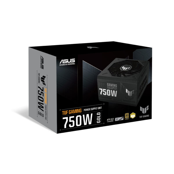 ASUS TUF Gaming 750W Gold power supply unit 20+4 pin ATX ATX Zwart - Afbeelding 12