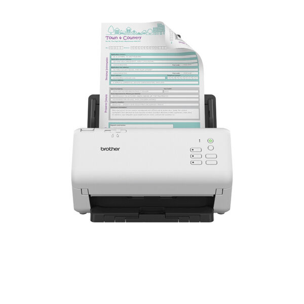 Brother ADS-4300N scanner ADF-scanner 600 x 600 DPI A4 Zwart, Wit