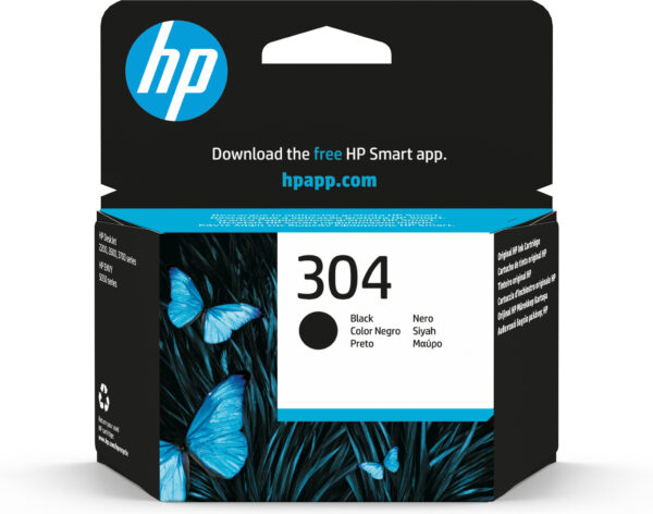 HP 304 originele zwarte inktcartridge