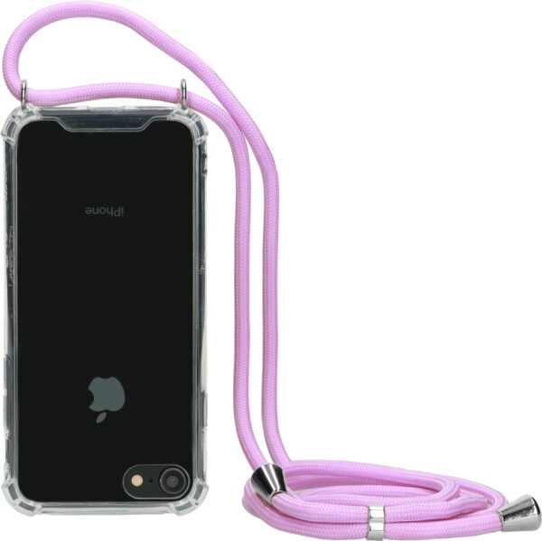 Mobiparts Lanyard Case Apple iPhone 7/8/SE (2020) Violet Cord