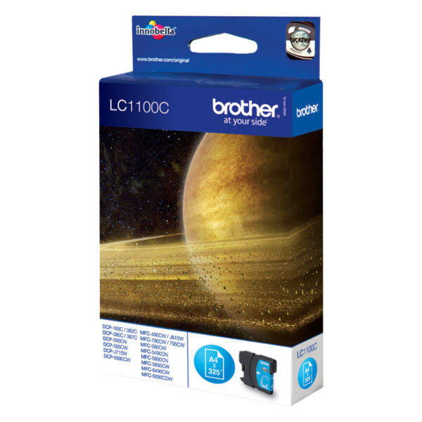 Brother LC-1100C inktcartridge 1 stuk(s) Origineel Cyaan - Afbeelding 2