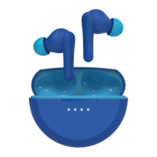 Belkin SoundForm Nano 2 Hoofdtelefoons Draadloos In-ear Oproepen/muziek Micro-USB Bluetooth Blauw