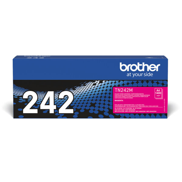 Brother TN-242M tonercartridge 1 stuk(s) Origineel Magenta