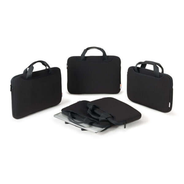 BASE XX D31790 laptoptas 35,8 cm (14.1") Opbergmap/sleeve Zwart - Afbeelding 2