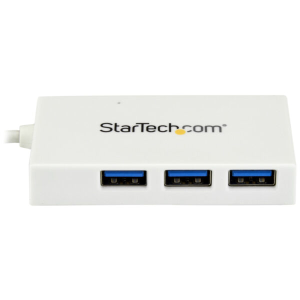 StarTech.com 4 Port USB-C Hub met 1x USB-C & 3x USB-A Poorten SuperSpeed - USB Bus Powered - Mobiele USB 3.0 Adapter Hub - USB 3 - Afbeelding 3