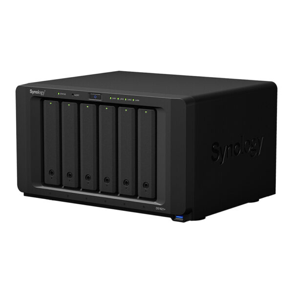 Synology DiskStation DS1621+ data-opslag-server NAS Desktop Ryzen Embedded V1500B 4 GB DDR4 0 TB DiskStation Manager Zwart - Afbeelding 2