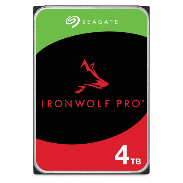 Seagate IronWolf Pro ST4000NT001 4 PACK interne harde schijf 4 TB 7200 RPM 256 MB 3.5" SATA III