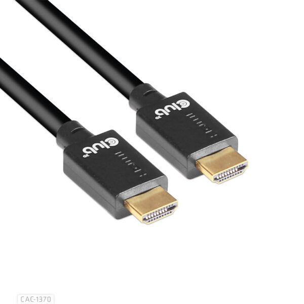 CLUB3D Ultra High Speed ​​HDMI™2.1 gecertificeerde kabel 4K120Hz, 144Hz 48Gbps M/V 1.5M - Afbeelding 4