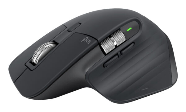 Logitech MX Master 3S muis Kantoor Rechtshandig RF-draadloos + Bluetooth Laser 8000 DPI