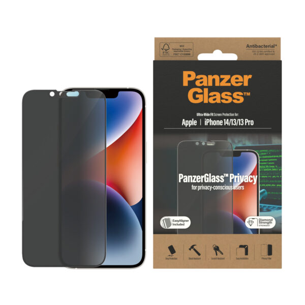 PanzerGlass Ultra-Wide Fit Privacy Appl Doorzichtige schermbeschermer Apple 1 stuk(s) - Afbeelding 2