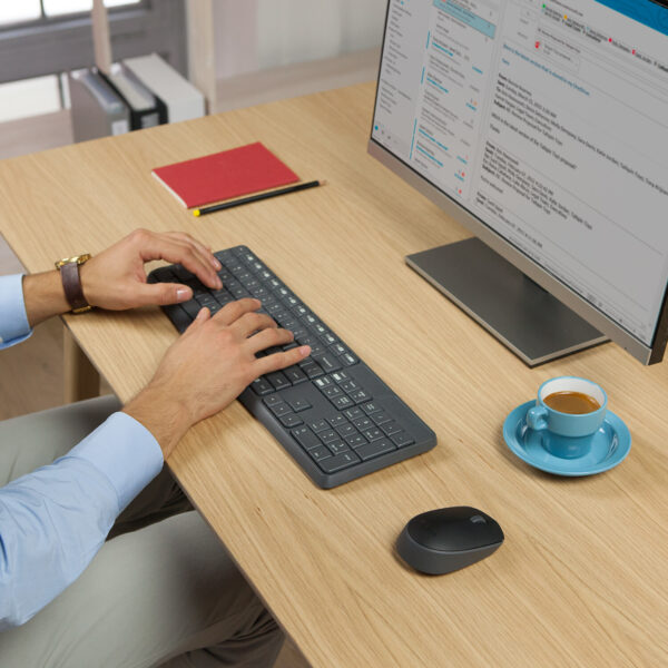 Logitech MK235 Wireless Keyboard and Mouse Combo Normaal formaat. Duurzaam. Eenvoudig. - Afbeelding 16